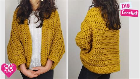 Gros Gilet Au Crochet Chaud Et Cosy Pour Toutes Les Tailles Youtube