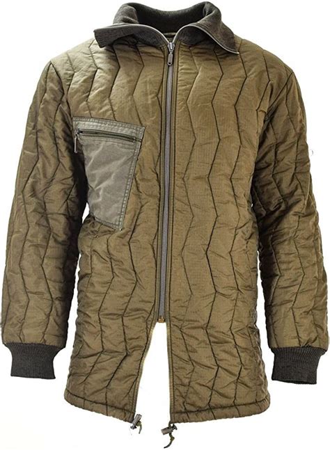 Original German Army Quilted Jacket Parka Liner Warm Winter Outdoor