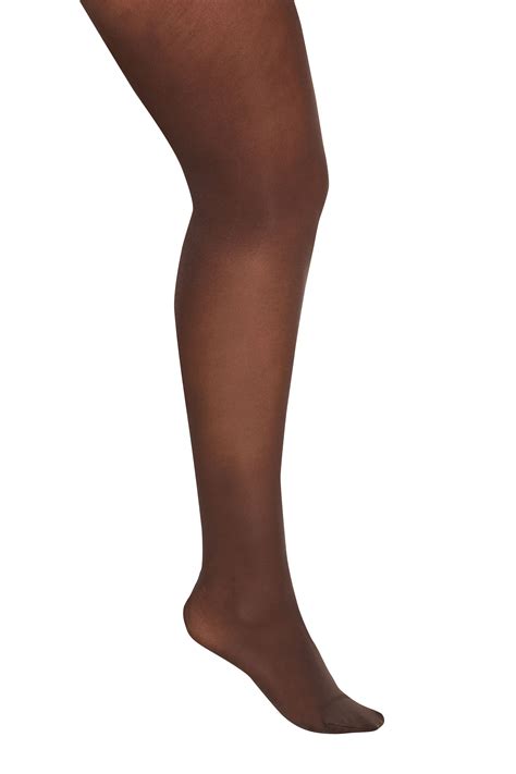 Brown Denier Tights Yours Clothing