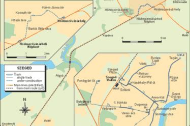 Szeged - city map | Country profile | Railway Gazette International