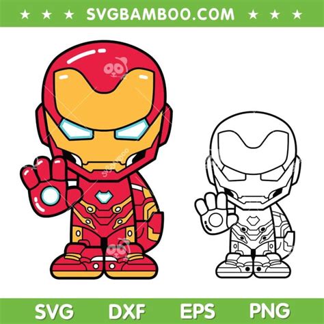 Baby Iron Man SVG PNG