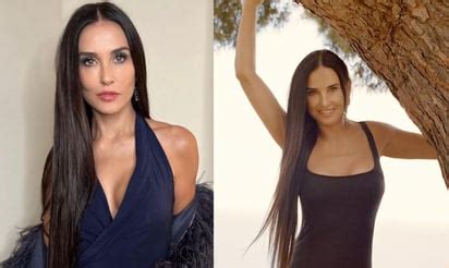 Demi Moore luce su figura en bikini de animal print a los 60 años