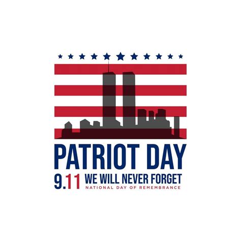 911 patriot day background patriot day september vector image 13335042 ...