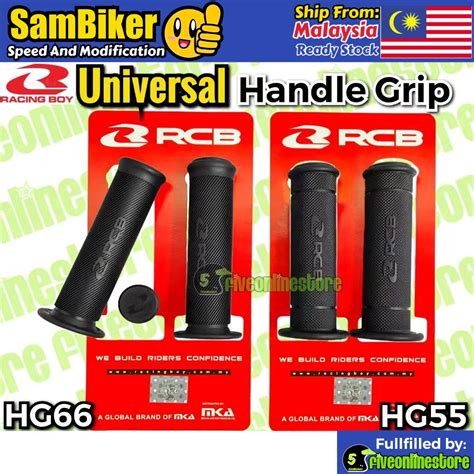 Rcb Universal Rubber Handle Grip Hg Hg Racing Boy Bar End Balancer