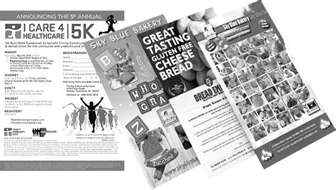 black  white booklet printing printingcenterusa