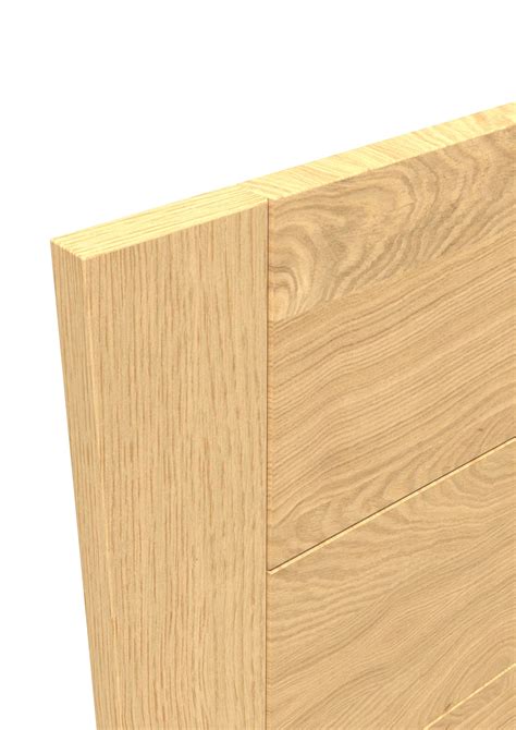 X X Mm Modern P Oak Prefinished Internal Door