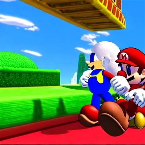 Mario X Sonic Kiss