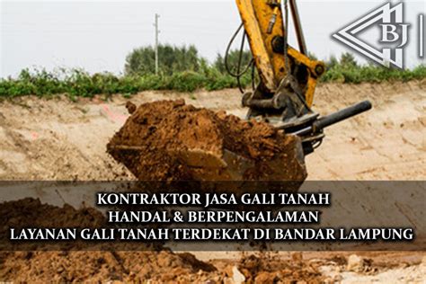 Harga Jasa Gali Tanah Lampung Kontraktor Galian Tanah Profesional