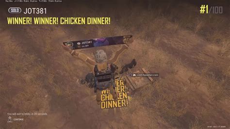 Jot Pubg Miramar Kills Rd Solo Win Chicken Dinner