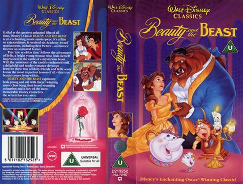 Image Beauty And The Beast Vhs Uk 1993 Disney Wiki Fandom