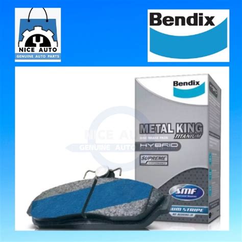 Hyundai Starex Rear Brake Pad Bendix Metal King Titanium Db