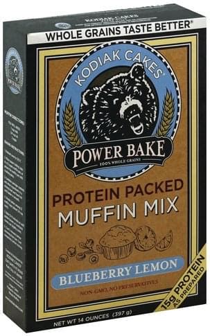 Kodiak Cakes Protein Packed Blueberry Lemon Muffin Mix Oz