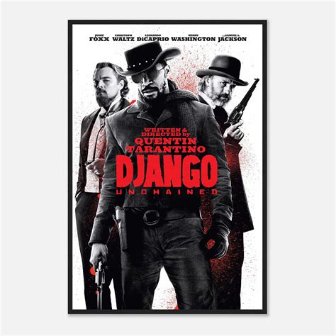 Django Unchained Movie Poster Django Unchained Classic Vintage Movie