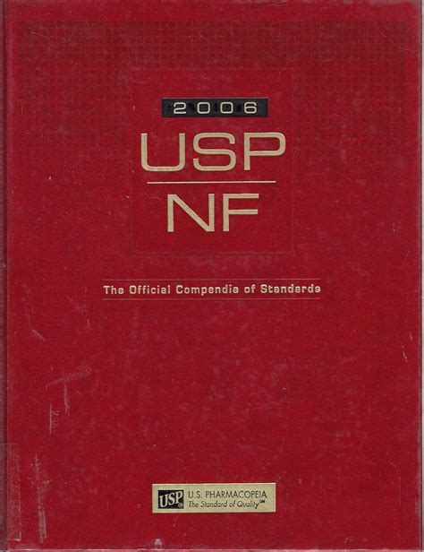 USP NF Print Subscription U S Pharmacopeia 29 National Formulary 24