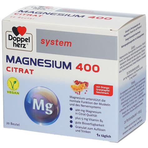 Doppelherz System Magnesium Citrat St Shop Apotheke