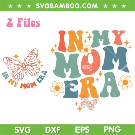 In My Boy Mom Era Front SVG PNG