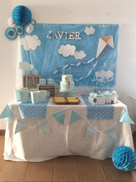 Pin de tnathiix en Babyshower Decoracion bautizo niño Decoracion