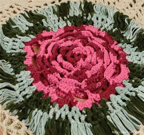 Ergahandmade Crochet Flower Diagram