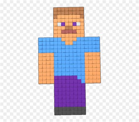 Steve Head Minecraft Pixel Art