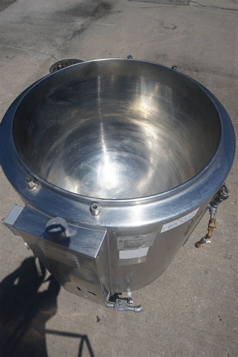 80 Gallon Groen Stainless Gas Fired Jacketed Kettle Self Contained