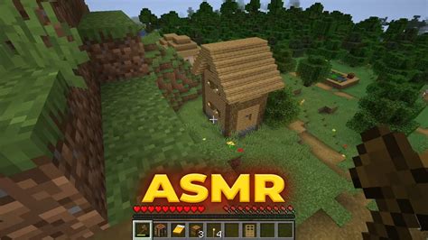 АСМР В МАЙНКРАФТЕ БОЛТАЛКА и ВЫЖИВАНИЕ Asmr In Minecraft Youtube