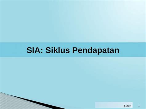 Pptx Sia Siklus Pendapatan Pdfslidenet