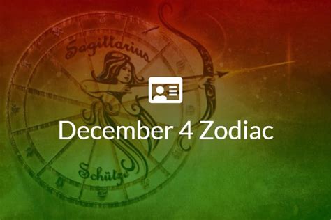 December 4 Zodiac Sign Full Horoscope And Personality