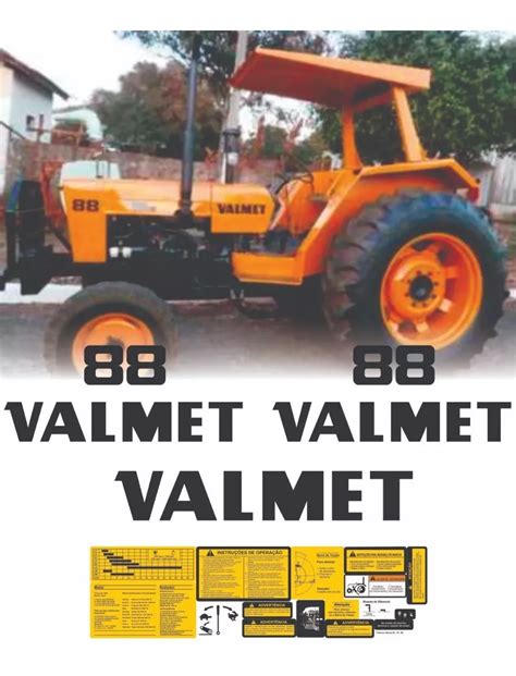 Kit Faixa Adesivo Trator Valmet Mebuscar Brasil