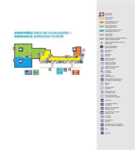 Montreal International Airport Terminal Map