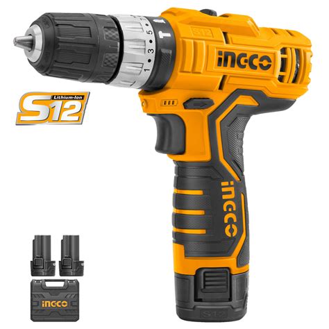 Cordless Impact Drill Kit 12v Ingco Tools South Africa