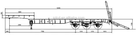 low bed truck trailer dimensions, low loader trailer, View price low ...