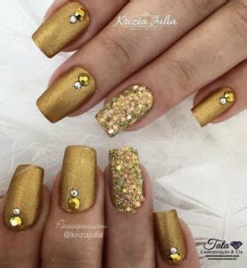 Inspira Es De Unhas Douradas Para Arrasar No Reveillon Unhas