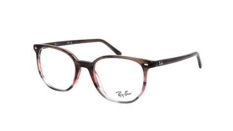 Eyeglasses Ray Ban Elliot Rx Rb Striped Brown