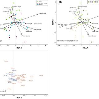 Biplot Of Redundancy Analysis Rda Results Showing The Relationship