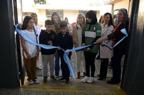 Elisa Abella Acompa La Inauguraci N De Obras De Refacci N En La