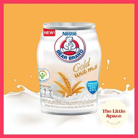 Nestle Bear Brand Gold White Malt Susu Beruang Thailand X Ml