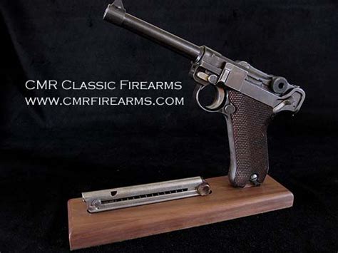 CMR Classic Firearms :: Display Stand Luger Pistol.Ref.#1D