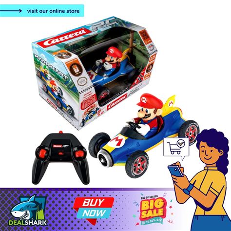 Carrera RC Mario Kart Mach 8 Mario Controllable Car, Hobbies & Toys ...