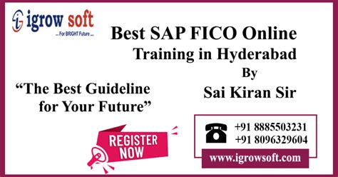 Igrow Soft SAP FICO MM ABAP Basis Security GRC SD Online