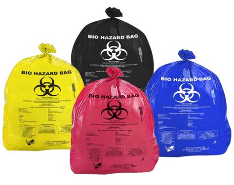 Buy Biohazard Medical Waste Garbage Disposable Bags Gstc