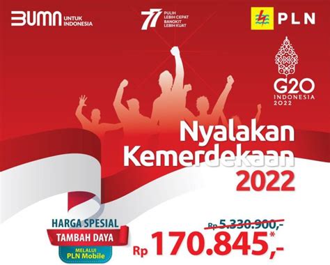 Promo Nyalakan Kemerdekaan Pln Beri Diskon Tambah Daya Hanya Rp 170845 Jurnalinspirasicoid