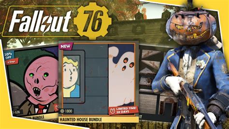 Fallout 76 Atomic Shop Update Haunted House Bundle Youtube