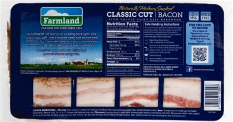 Farmland Hickory Smoked Classic Cut Bacon 16 Oz Fred Meyer