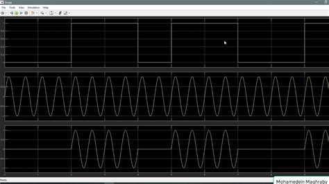 Simulink شرح Binary Amplitude Shift Keying Bask In Simulink Matlab Youtube