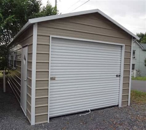 18x25 Boxed Eave Roof Metal Garage Alan S Factory Outlet