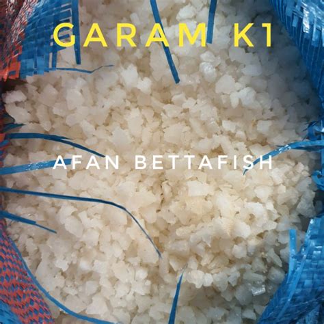 Jual Garam Ikan Hias 1kg Garam Krosok Kasar K1 1 Kg Shopee Indonesia