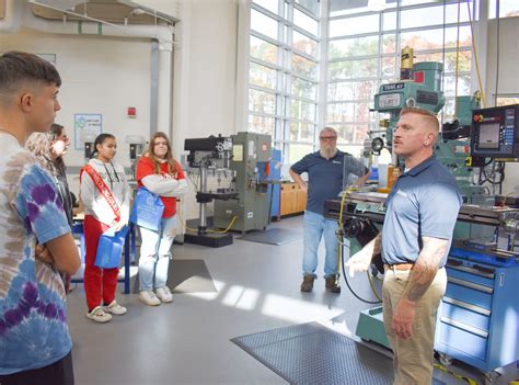 High School Students Learn About Manufacturing Careers At Quinebaug