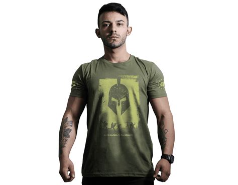 Camiseta Si Vis Pacem Parabellum Verde B2b Team6 Br