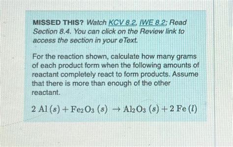 Solved Calculate The Mass Of Fe Formed When Gal C