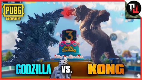 PUBG Mobile GodZilla Vs KONG Event Mode Update PUBG MOBILE